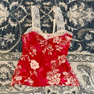 Ambrielle vintage lingerie tank top